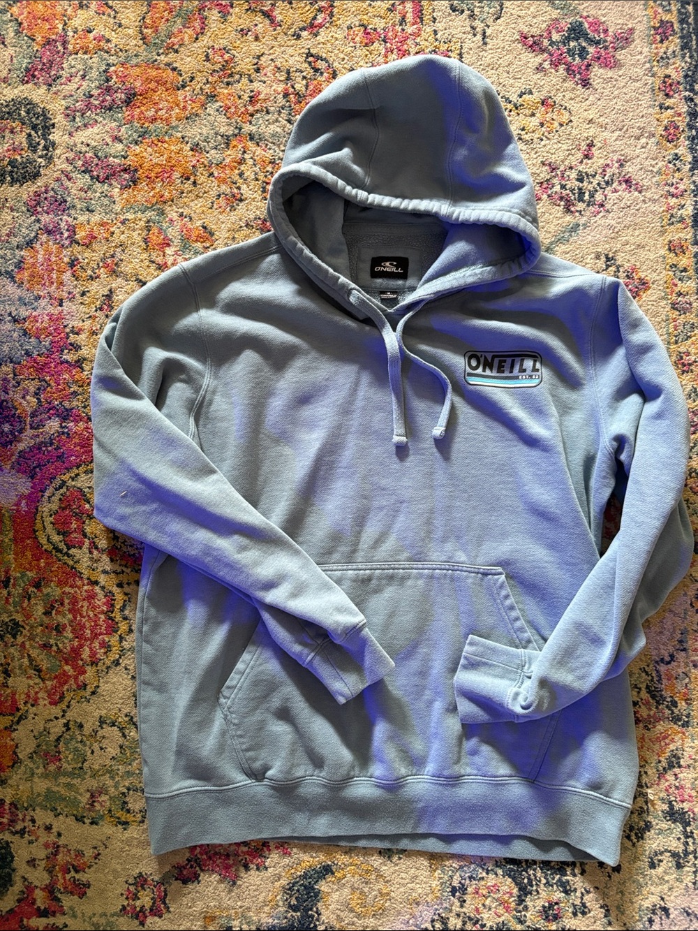 Men’s O’Neill Blue Hoodie Sz Medium
